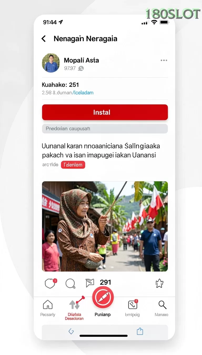 Cuplikan layar GLOWIN88 — menu navigasi